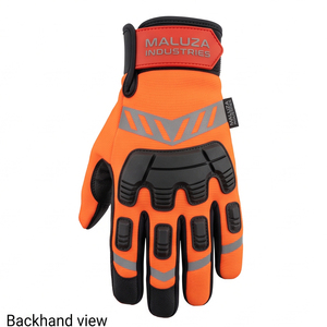 Guantes de Trabajo Mecánicos con Absorción de Impactos OEM Personalizados, Protección para Dedos de Poliéster, Flexibles, Transpirables, Antideslizantes y con Pantalla Táctil - Product Image 1