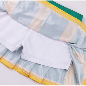 Nouvel uniforme de danse de cheerleading personnalisé pour lycéennes, style classique, en polyester, impression par transfert thermique, tissu 280g - Product Image 5