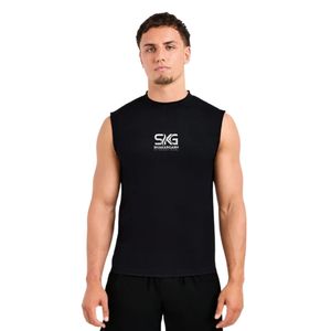 <b>Men</b>’s Summer Sports Tank Top Sleeveless Breathable Cotton <b>Vest</b> Lightweight <b>Gym</b> Workout Shirt Casual Running Training Apparel - Product Image 1