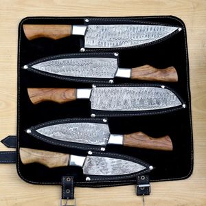 High Carbon Steel Professional Chef <b>Knife</b> <b>Kitchen</b> Cutlery Hand Forged <b>Sharp</b> Cooking Tool Japanese Santoku Utility Cleaver - Product Image 3