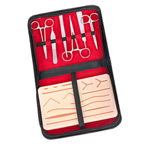 Almohadilla Grande de Acero Inoxidable con 14 Heridas Pre-cortadas para Práctica de Sutura, Kit Eléctrico para Estudiantes de Medicina/Veterinaria, Uso Hospitalario Ortopédico - Product Image 4