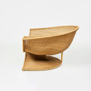 Sillas de meditación de ratán natural artesanal de Vietnam de la más alta calidad, silla de yoga tejida a mano - Product Image 2