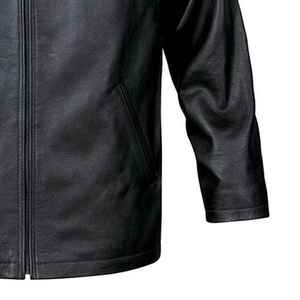 2026 New Brand Men <b>Winter</b> <b>Leather</b> <b>Jacket</b> Customizable Stand Collar Breathable High Quality 100% Genuine Cow Skin <b>leather</b> <b>Jacket</b> - Product Image 4