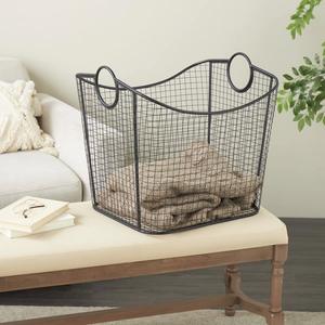 Panier de rangement empilable en fil métallique, organisateur robuste en maille pour le rangement des armoires domestiques - Product Image 2