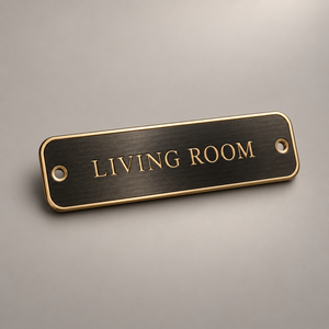 Placa de Metal Personalizada con Logotipo para Muebles, Placa de Identificación de Metal OEM para Identificación de Marca y Etiquetado de Productos Premium - Product Image 3