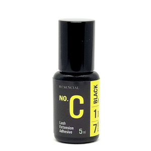 Pegamento Profesional para Extensiones de Pestañas Besencial Negro 5ml, Resistente al Agua, Secado Rápido en 1 Segundo, Larga Duración, Retención de hasta 7 Semanas, Adhesivo para Pestañas - Product Image 1