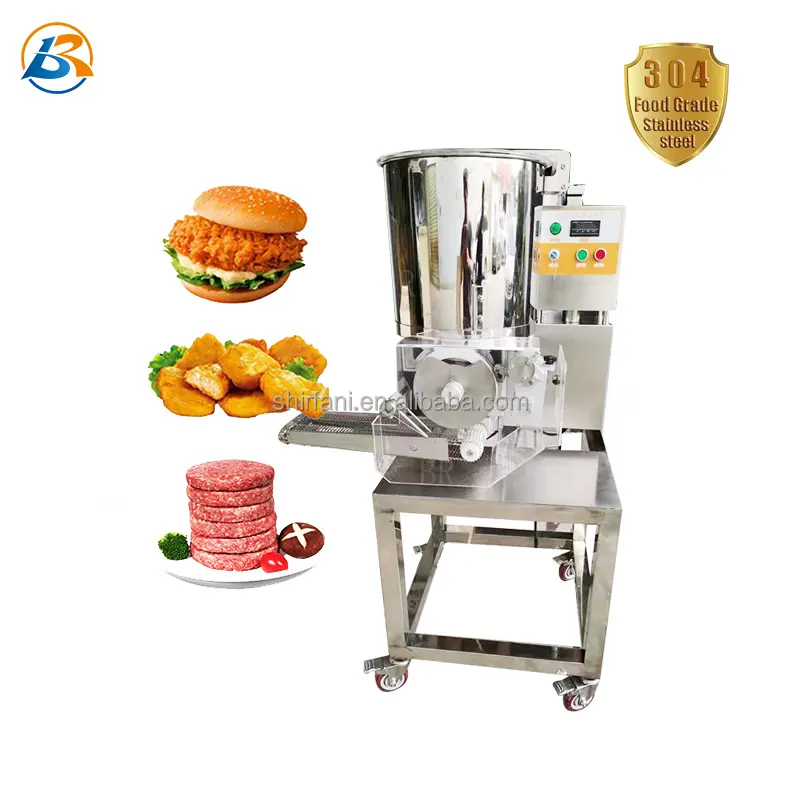 Otomatik tavuk Nugget üretim hattı otomatik Burger Patty şekillendirme makinesi Burger Patty Maker