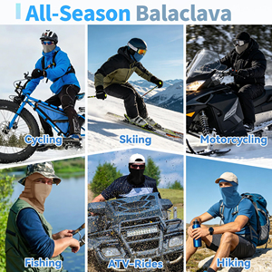 High Quality Summer <b>Balaclava</b> Windproof Dustproof Face Guard For Biker Rider Breathable Cooling Fabric Tactical Style Sports - Product Image 5