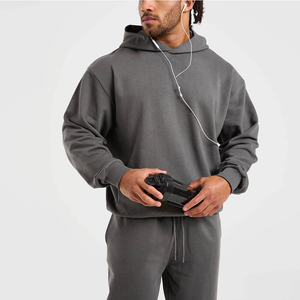Sudadera con Capucha Gris Clásica para Hombre, Diseño Premium, Logotipo Personalizado, Venta al Por Mayor, Corte Holgado y Cómodo para Invierno - Product Image 5