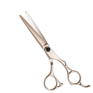 Custom Made Right-Handed Stainless Steel <b>Barber</b> Scissors Kit with Thinning Shears Blunt <b>Blade</b> Tips 28 Teeth Short Handle - Product Image 1