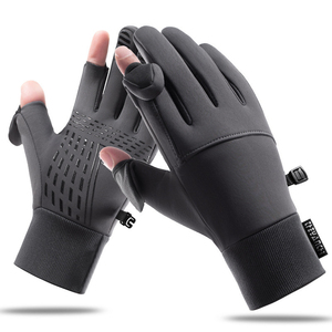 Guantes de Invierno de Cuero Aislantes para Hombre y Mujer, Resistentes al Agua y al Viento, Compatibles con Pantalla Táctil, Resistentes al Fuego, para Correr - Product Image 5