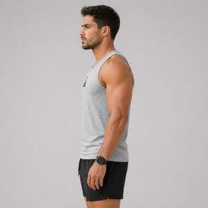 Gym Wear Bodybuilding Men Tank <b>Top</b> at Wholesale Price Unique Style Oversize Fitness Wear Men Gym <b>Vest</b> for Sale Cheap Price - Product Image 4