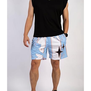 กางเกงขาสั้นผู้ชายผ้าแคนวาสทรงสตรีทแฟชั่นแบรนด์ดังสำหรับฤดูร้อนและชายหาด ลายเรียบหรู น้ำหนักมาก ตกแต่งด้วยเลเซอร์ พร้อมเชือกผูก - Product Image 3