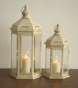 Ornate Metal <b>Lantern</b> with Candle <b>Light</b> <b>Indoor</b> Wedding Decor Square Shape Eco-Friendly Ramadan Adult Use Good Quality - Product Image 3