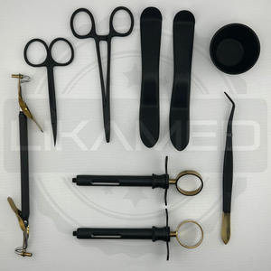 Kit d'instruments de chirurgie dentaire LIKAMED avec cassette de stérilisation, outils dentaires en céramique noire - Product Image 6