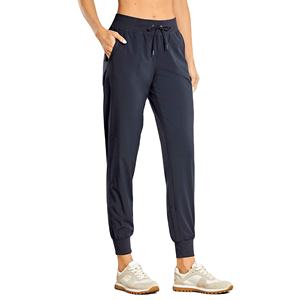 Joggers décontractés pour femmes de style ajusté avec poches latérales extensibles à la taille pour la maison ou l'extérieur-pour l'entraînement ou les voyages en été - Product Image 1