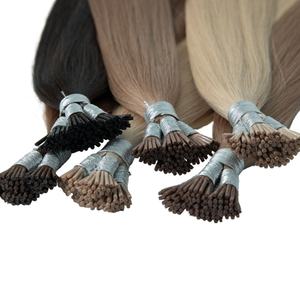 Extensions de cheveux à micro-anneaux par fusion à <span class=keywords><strong>froid</strong></span> en cheveux humains 100% avec des pointes pleines et un aspect lisse et sain - Product Image 1