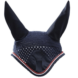 Voile anti-mouches pour chevaux en coton et polyester, maille durable et personnalisable, avec bonnet d'oreille, pour usage extérieur - Protection équine en gros - Product Image 5