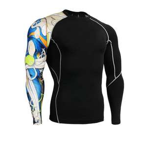 Camisetas de Compresión Sublimadas de Poliéster y Spandex para BJJ, Venta al Por Mayor - Product Image 1