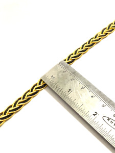 Encaje Elástico Personalizado de 1.2cm con Lentejuelas y Diseño Paisley, Ecológico, de Mezcla de Poliéster, en Colores de Moda, para Zapatos, Bolsos y Disfraces - Product Image 3