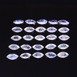 Piedra de Luna Arcoíris Marquise 3x6mm, Gema Suelta, Precio de Fábrica, Calidad Fina para Joyería - Product Image 1