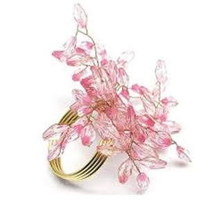 Anillo para Servilletas de Hierro con Cuentas para Decoración de Mesa - Product Image 2