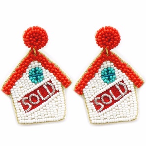 Pendientes Colgantes de Perlas de Manzana Hechos a Mano con el Mejor Diseño, Joyería para Mujer, Regalo para Fiesta o Boda - Product Image 6
