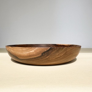 wood serving bowl natural home product wood serving bowl wooden home product wood serving bowl <b>decorative</b> <b>kitchen</b> <b>item</b> - Product Image 4