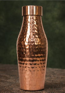 Premium Pure Copper Hammered Water <b>Bottle</b> Handmade Ayurvedic Drinking <b>Bottle</b> Leakproof Copper <b>Flask</b> Traditional Health Water - Product Image 6