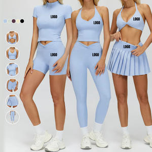 Ensemble de sport 3 pièces pour femme à séchage rapide, respirant et uni, comprenant un legging, une veste de compression et un soutien-gorge de sport, idéal pour le yoga et la gym - Product Image 6