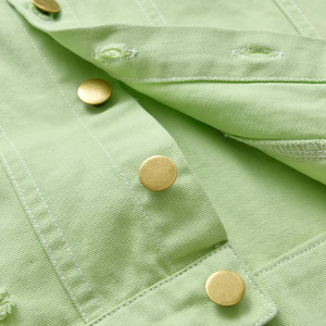 <b>Boy</b> Denim Jacket Outwear Spring Autumn Kids Long Sleeve Solid Color Outwear Coat - Product Image 5