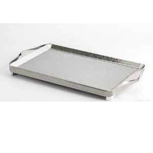 Elegant Design Dinnerware Food Serving Tray Home Hotel <b>Table</b> Top Decor Dessert or Dry Fruit Server Dishes Serving Metal Tray - Product Image 3