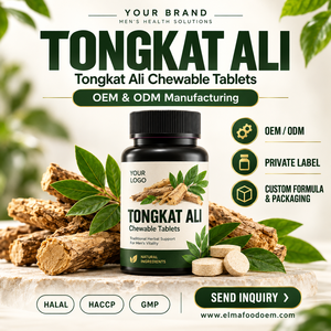 กาแฟขาวผสมตงกัตอาลีและโสมมาเลเซียสำหรับผู้ชาย กลิ่นหอมเข้มข้น กาแฟสำเร็จรูปแบบซอง รับผลิตแบรนด์ส่วนตัว (OEM) ขายส่ง - Product Image 1