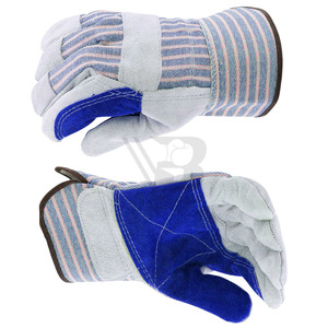 Comfortable Breathable Cow Split Leather Working <b>Glove</b> Welding <b>Gloves</b> Heat Resistance Anti Static - Product Image 3