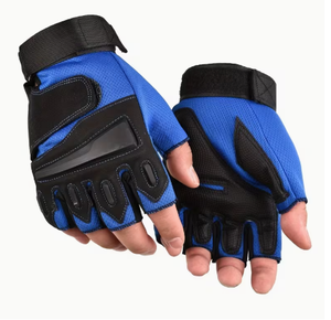 Ice Silk Lightweight Breathable Half Finger <b>Gloves</b> Anti-Slip for Gym Cycling & <b>Weight</b> Lifting Unisex - Product Image 1