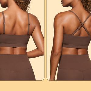 Sujetador Deportivo de Alta Sujeción para Mujer al por Mayor, Transpirable, para Fitness, Yoga y Running, de Spandex y Nylon, Colores Personalizables, OEM - Product Image 4