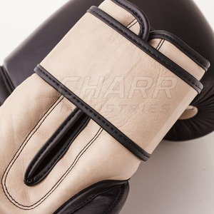 Leather Made High Quality Non-Slip Boxing Gloves Adjustable Wrist <b>Strap</b> Customizable Color Logo Accept Custom Designs for Men - Product Image 4