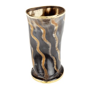 Mug en corne de buffle naturelle fait main, fourni directement par l'usine, pour bière, café, thé, disponible à prix abordable - Product Image 6