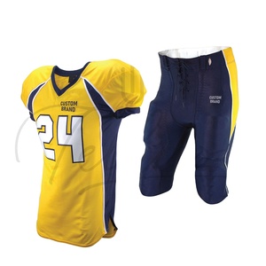 Uniforme de Fútbol Americano de Manga Corta Estampado Transpirable de Alta Calidad y Bajo Precio Hecho de 100% Poliéster - Product Image 1