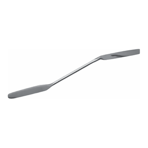 Spatule double courbée en acier inoxydable BOCHEM, résistante à la chaleur, polie, pour la manipulation d'échantillons en laboratoire - Product Image 2