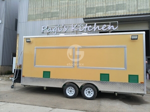 Remolque de Comida Móvil YITUO FS550 Totalmente Equipado, con Rastreo GPS, Estructura de Aluminio, Certificado ISO/CE, para Servicio de <span class=keywords><strong>Pizza</strong></span>, Café y Comida Rápida - Product Image 3
