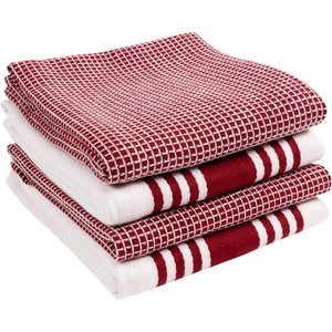 Vente en gros de torchons en éponge 100% coton torchons de cuisine imprimés à rayures design golf Dobby tissé technique thé à rayures à bas quantité minimale de commande - Product Image 3