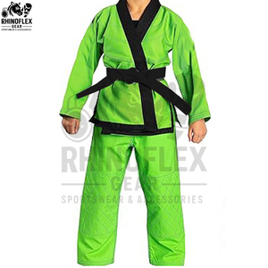 ชุดยิวยิตสูบราซิล Ibjjf Ultra Light สำหรับผู้ใหญ่ ผ้ากันหดพร้อมเข็มขัดฟรี คาราเต้ ผ้าฝ้าย 100% ระบายอากาศได้ดี สำหรับทุกเพศ - Product Image 5