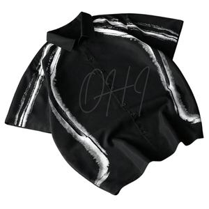 Camiseta Negra Moderna Personalizable de Manga Corta, 100% Algodón, Transpirable, de Secado Rápido, Ecológica, Venta al Por Mayor - Product Image 1