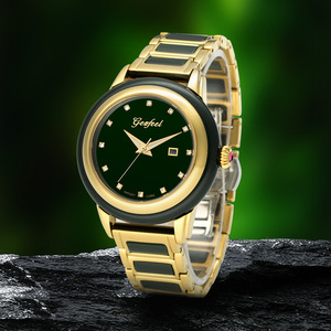 Classic Design Custom High Quality Automatic <b>Mechanical</b> Luxury Jade <b>Watch</b> for Men and Women - Product Image 3