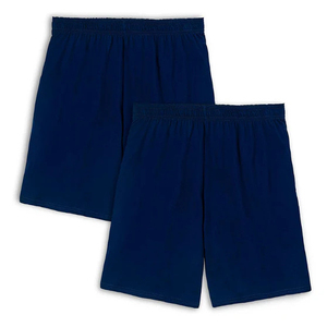 Pantalones Cortos Casuales de Verano para Hombre, Ligeros y Transpirables, con Cordón Ajustable, Cintura Media, Tejido de Punto, Logotipo Frontal, Spandex/Poliéster - Product Image 1
