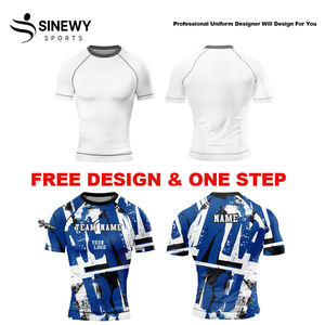 Rashguard Homme Personnalisé à Manches Courtes, Léger, Respirant, UPF50, Matière Douce, Prix Bas, Service OEM Durable - Product Image 5