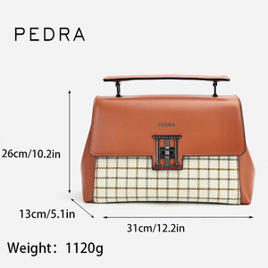 Bolsos de Moda PEDRA 2026 para Mujer, Bolso de Mano de Cuero Personalizado, Bolsos de Lujo para Mujer, Bolsos para Mujer al por Mayor, Bolso para Mujer - Product Image 6