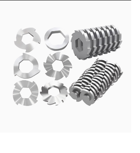 Cuchilla trituradora de acero aleado HSS Radhika, diente de trituradora de doble eje para reciclaje de residuos de HDPE, PVC, caucho, neumáticos y MSW de alta eficiencia - Product Image 2