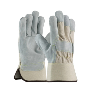 Gants de travail en cuir anti-coupure pas chers pour la construction, l'industrie, l'exploitation minière et la conduite – Équipement de protection des mains - Product Image 5